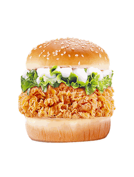 Crispy Zinger Chicken Burger